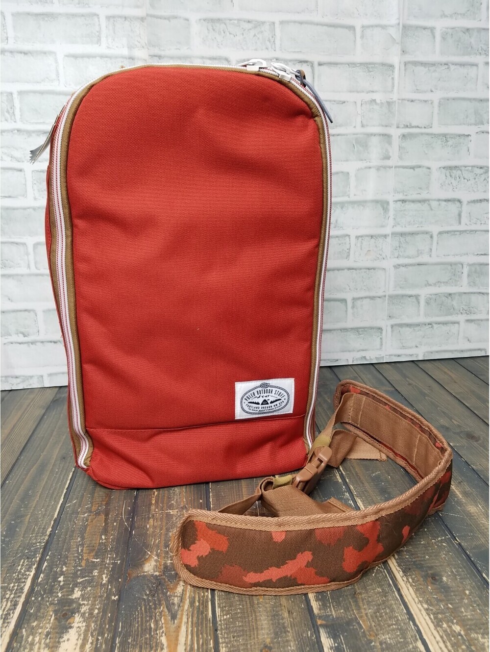 Polar Outdoor Stuff Shoulder Strap Burnt Orange Brown Excursion Pack Camera Bag